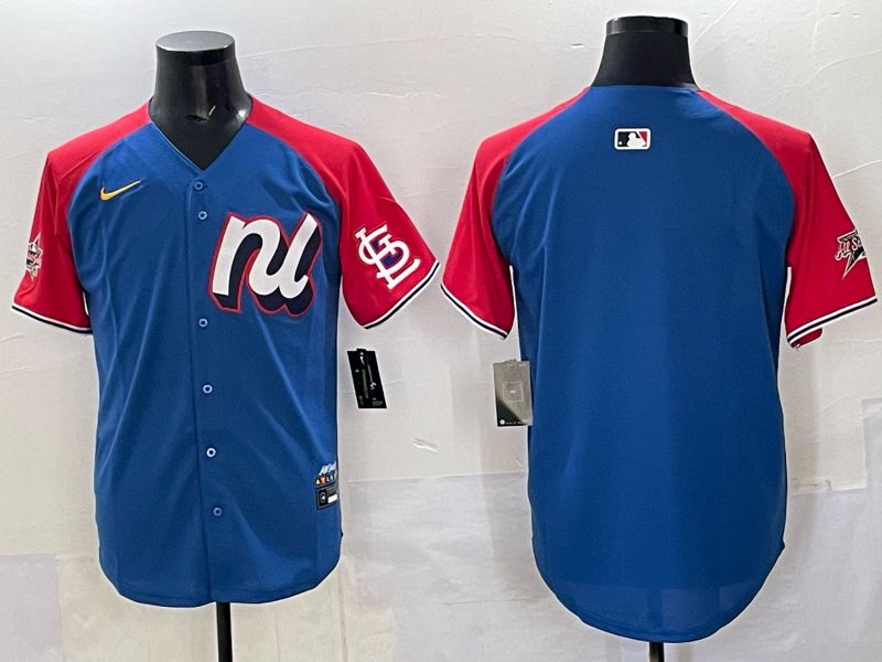 Men St.Louis Cardinals Blank Blue red All star 2025 Nike MLB Jersey style 01->st.louis cardinals->MLB Jersey